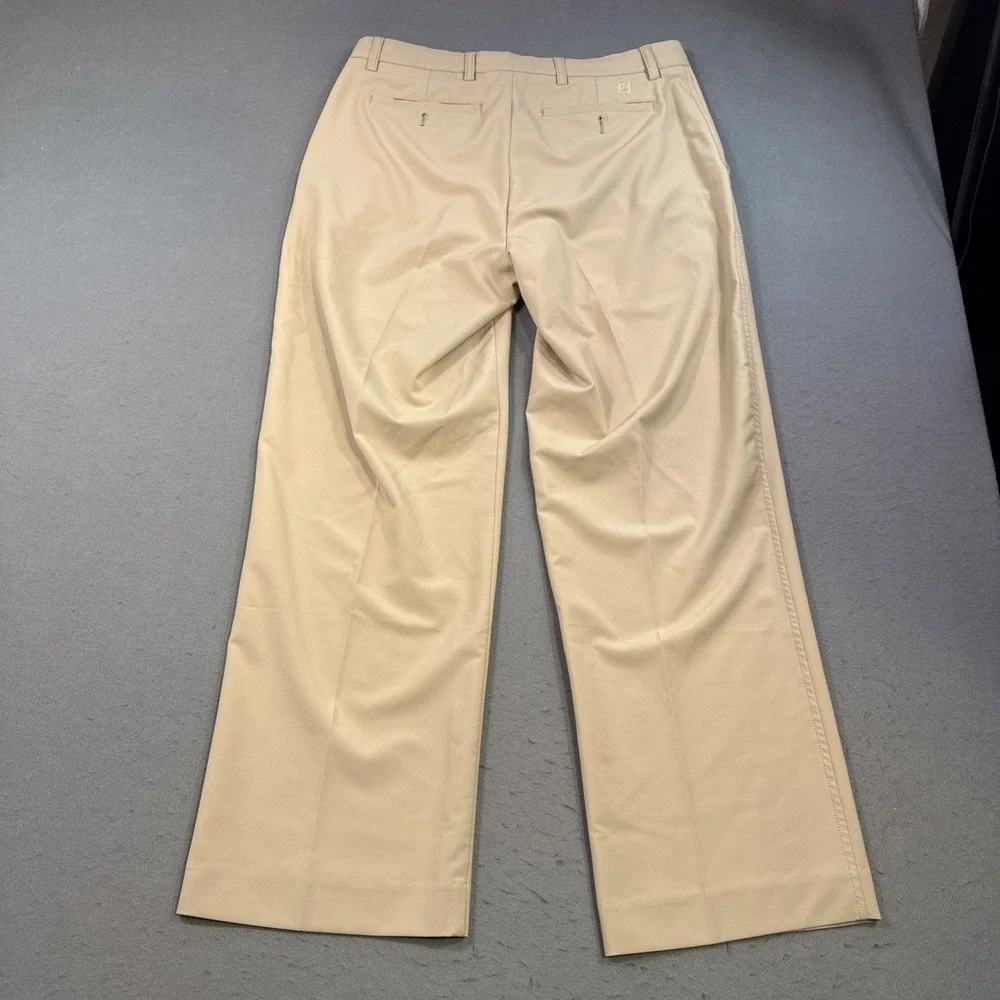 FootJoy Mens  33/30  TAN  5 Pocket Golf Pants Khaki Stretch Moisture Wicking